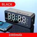 Wireless Bluetooth Speaker Small Mini Alarm Clock Portable Cannon Mini Voice Broadcast the Card Instert Vehicular Audio System W - TechSmartX