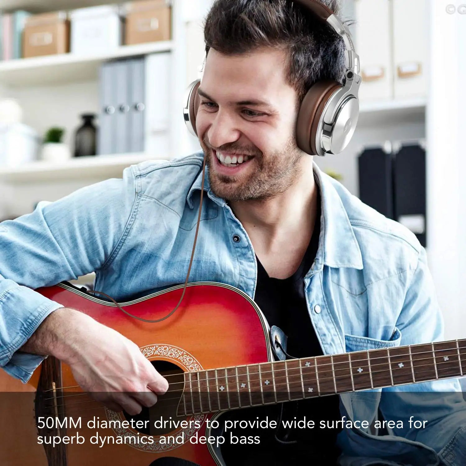 Oneodio Pro 30 Professional Studio DJ Headphones With Microphone Over Ear Wired Earphones HiFi Monitors Foldable Gaming Headset - TechSmartX