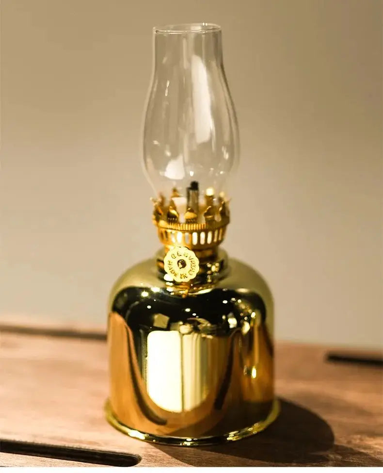Retro Metal Kerosene Oil Lantern for Outdoor Camping - Small Horse Cozy Atmosphere Tent for Camping, Hiking Outdoor Adventures - TechSmartX