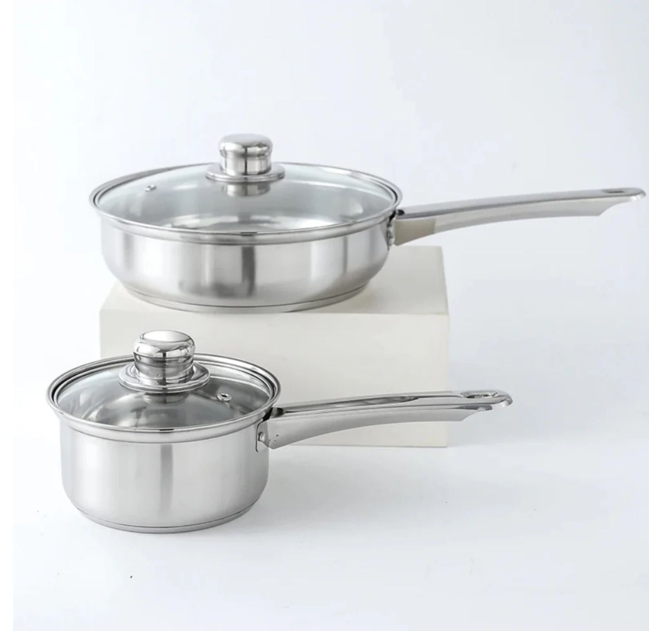 Set de vase de gătit 12 în 1 din oțel inoxidabil