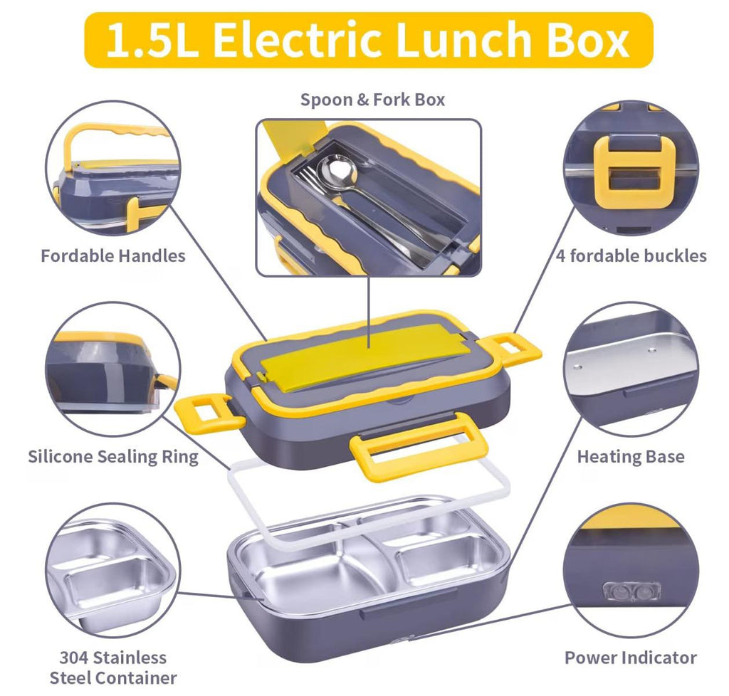 Cutie electrică pentru prânz 40W, lunch box încălzire mâncare