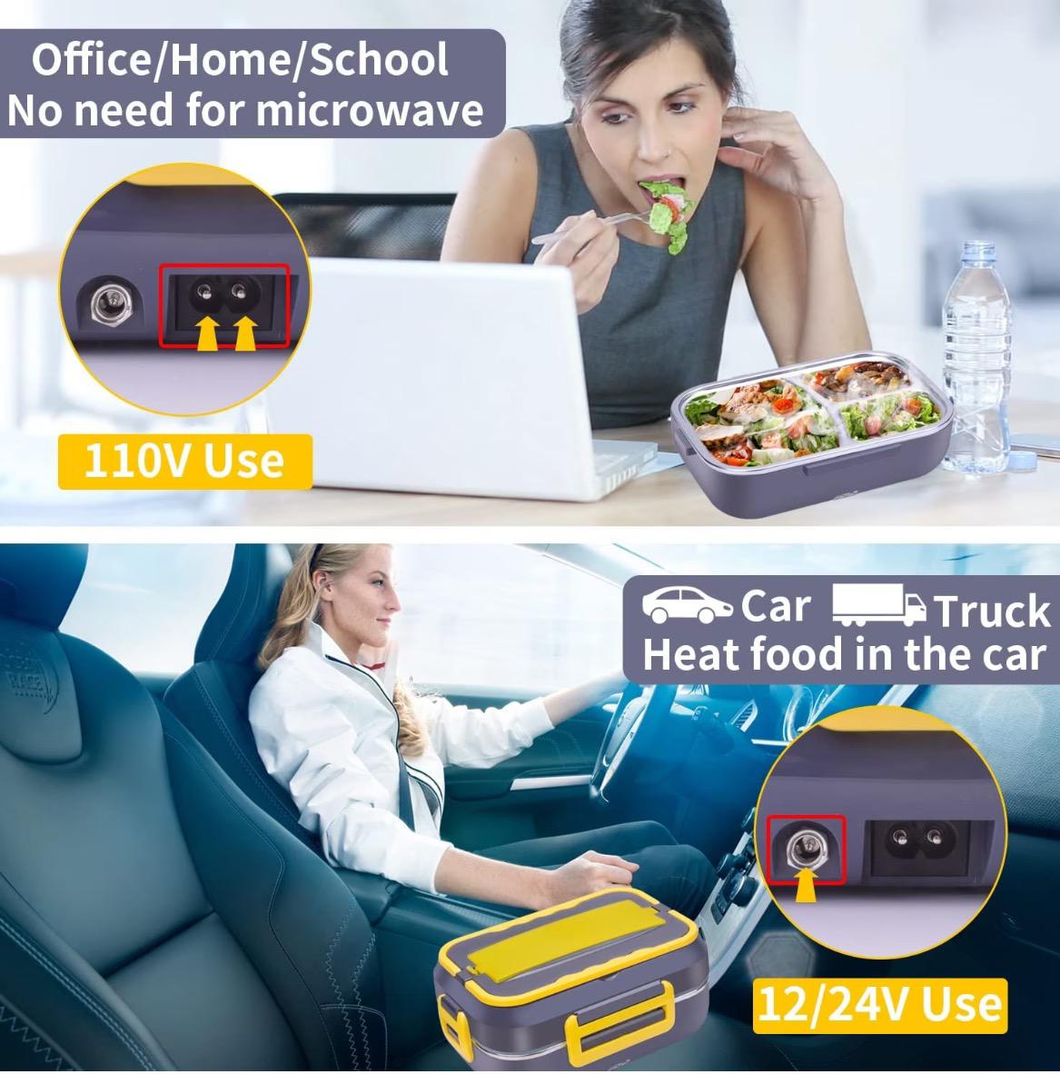 Cutie electrică pentru prânz 40W, lunch box încălzire mâncare