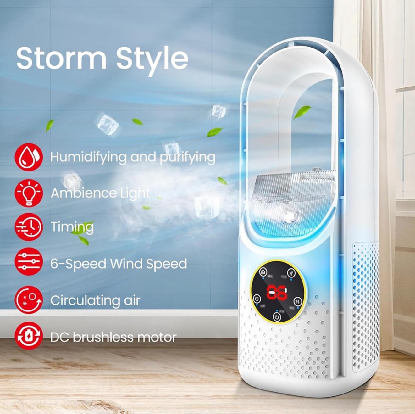 Ventilator Portabil Fără Lamă